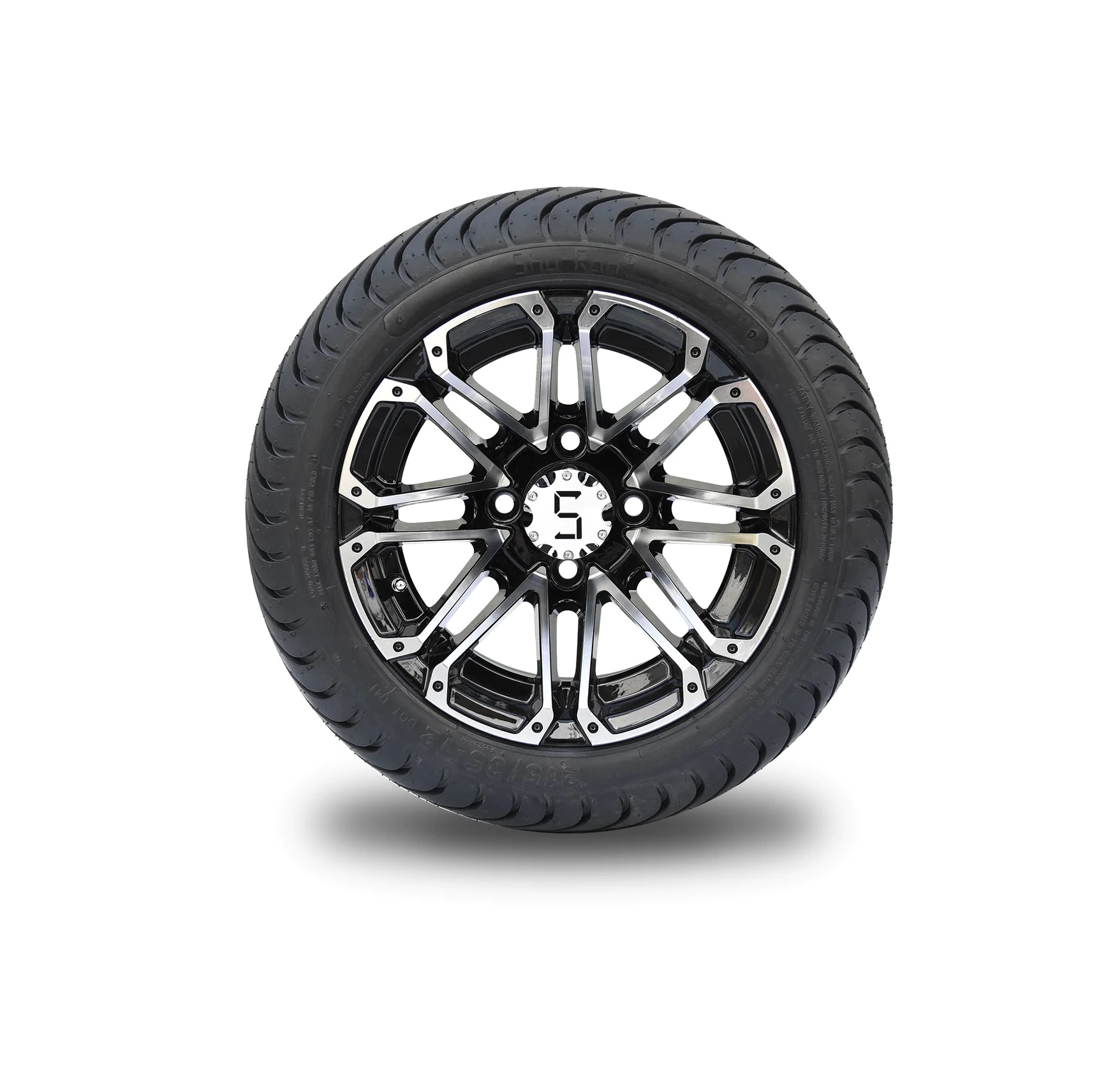 12 Inch Golf Cart Rims and Tires 215/35-12 - TR2 - Image 2
